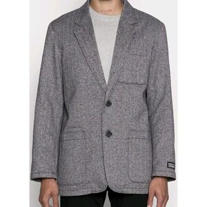 New Levi's Herringbone Tailored Classics Blazer Gray Career Casual Men L